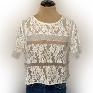 Verty Lace Crop Style Top
